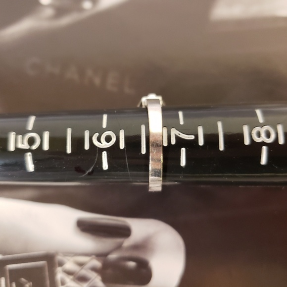 Vintage 1990s Diamonique Marquise  Baguette Ring - Picture 5 of 7